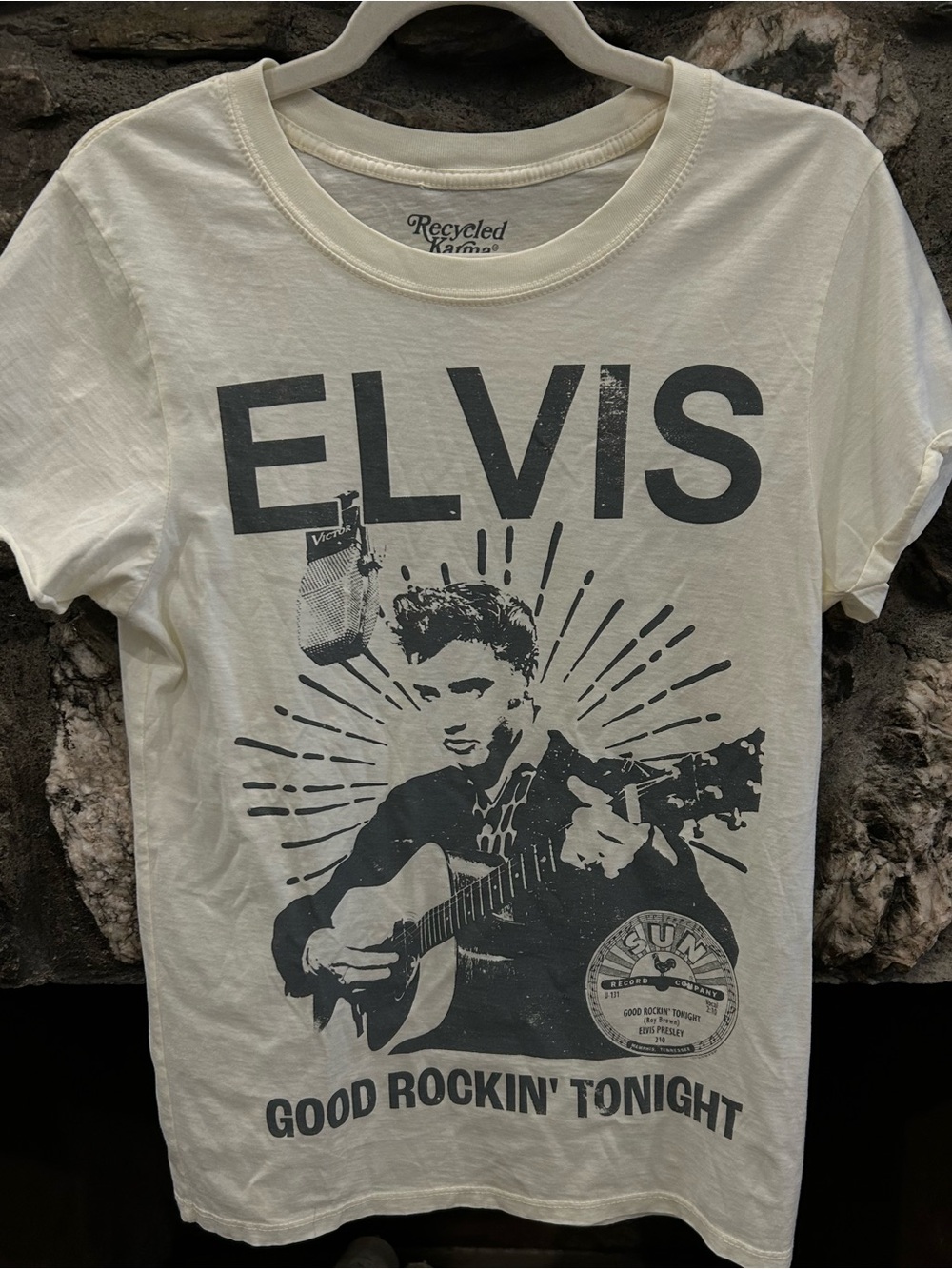 ELVIS RECYCLED KARMA T SHIRT sz S BNWOT
